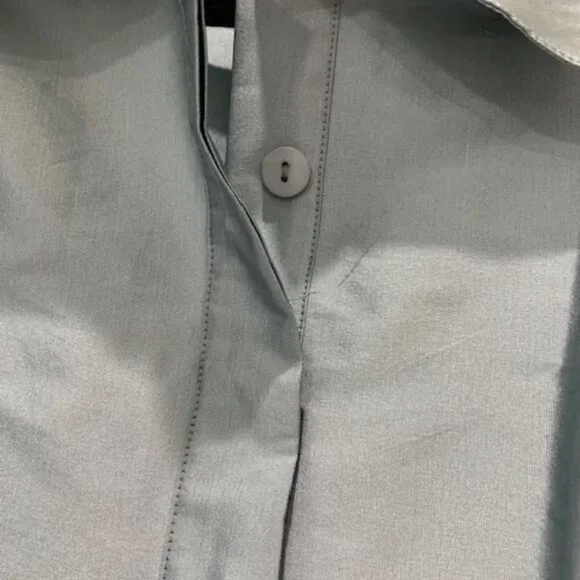 Rickie Freeman for Teri Jon Size 8 Dusty Blue Cocktail Dress - Picture 6 of 14